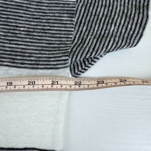 Vince 100% Linen Boxy Stripe Sweater Relaxed Fit – XS - Picture 5 of 8